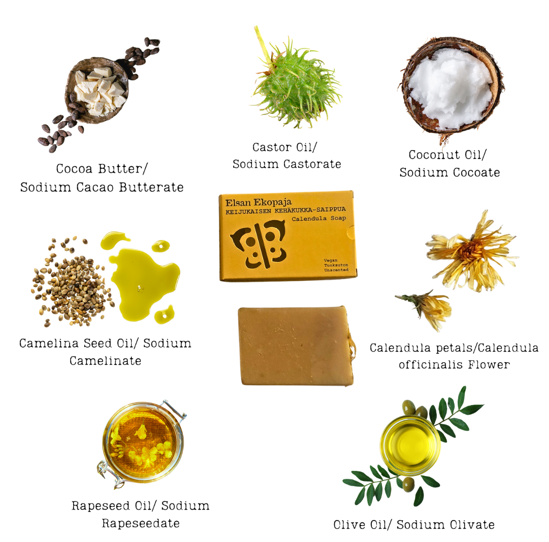 Keijukaisen kehäkukka-saippua 11,90€