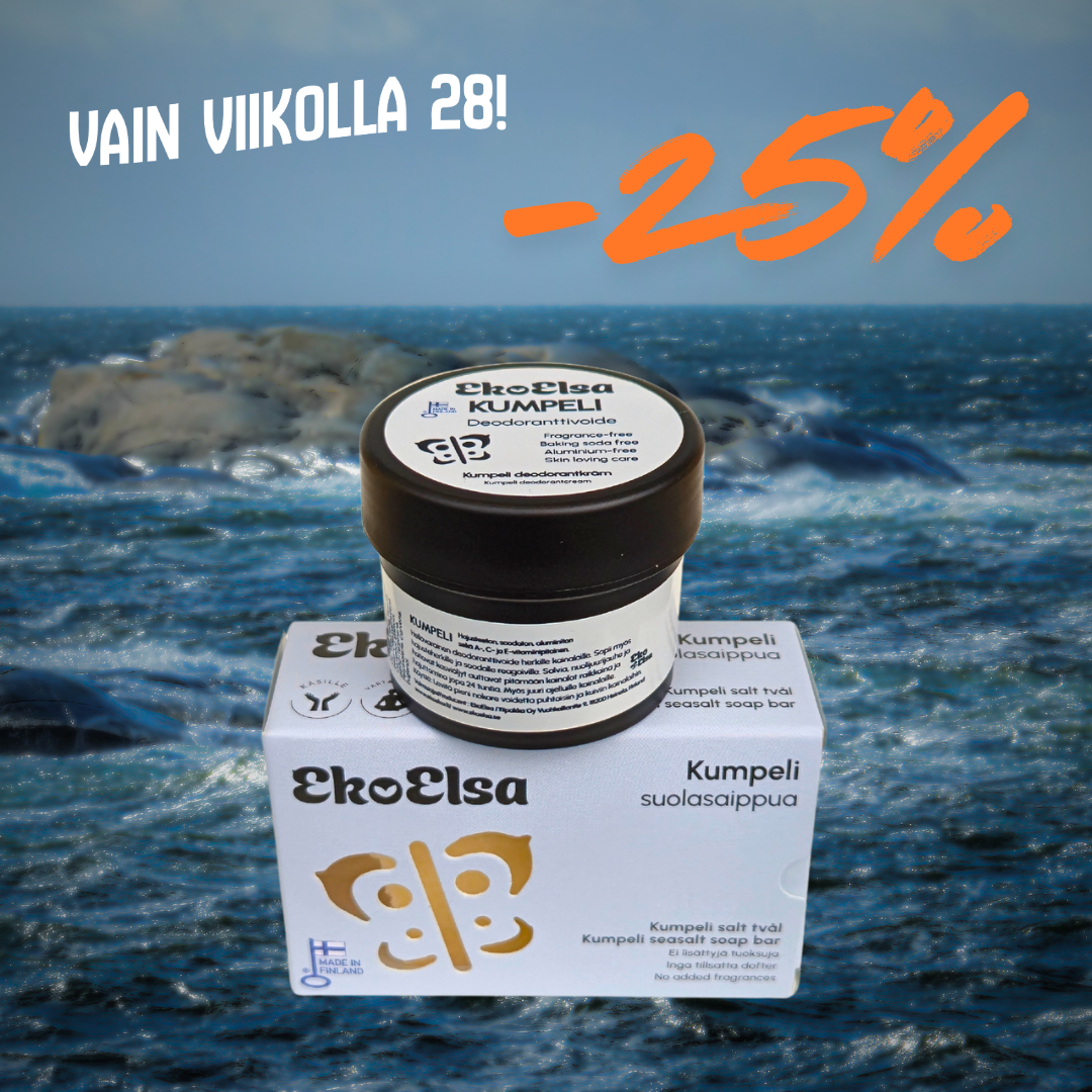 Kumpeli suolasaippua ja uutuus Kumpeli deovoide -25%