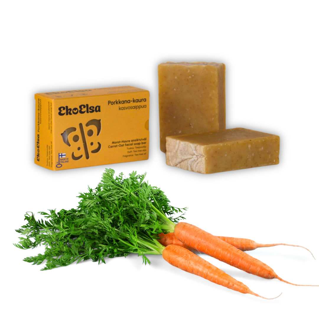 Porkkana-kaura kasvosaippua 16,90€