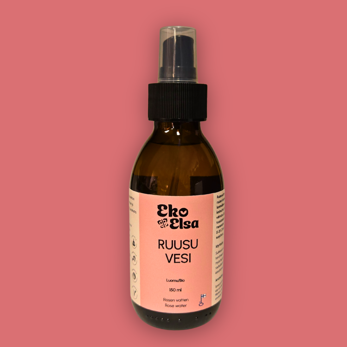 Ruusuvesi luomu 19,50€