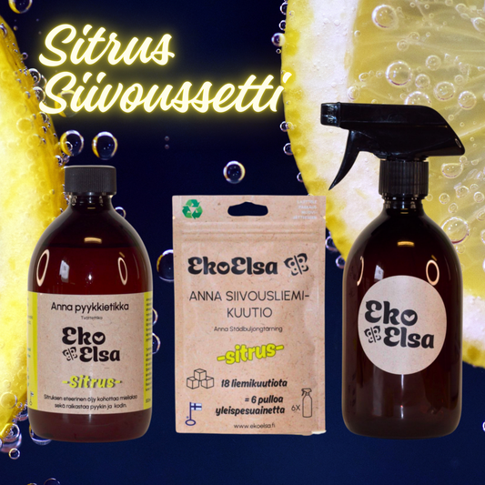 Sitrus siivoussetti 25,75,€ (ovh. 30,30€)