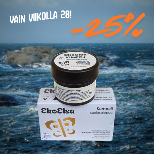 Kumpeli suolasaippua ja uutuus Kumpeli deovoide -25%