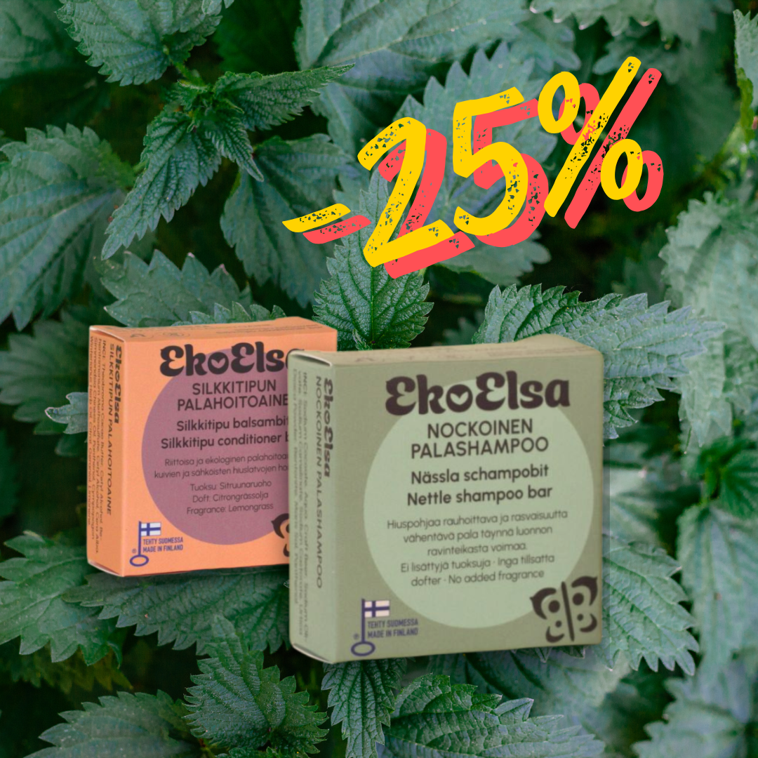 Nockoinen palashampoo ja Silkkitipun palahoitoaine  26,85€ (35,80)