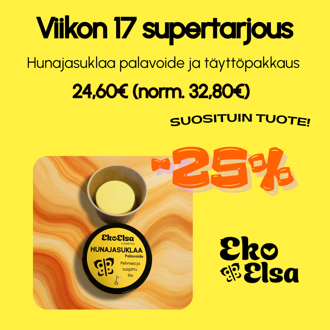 Hunajasuklaa palavoide ja täyttöpakkaus 24,60€ (norm. 32,80€)